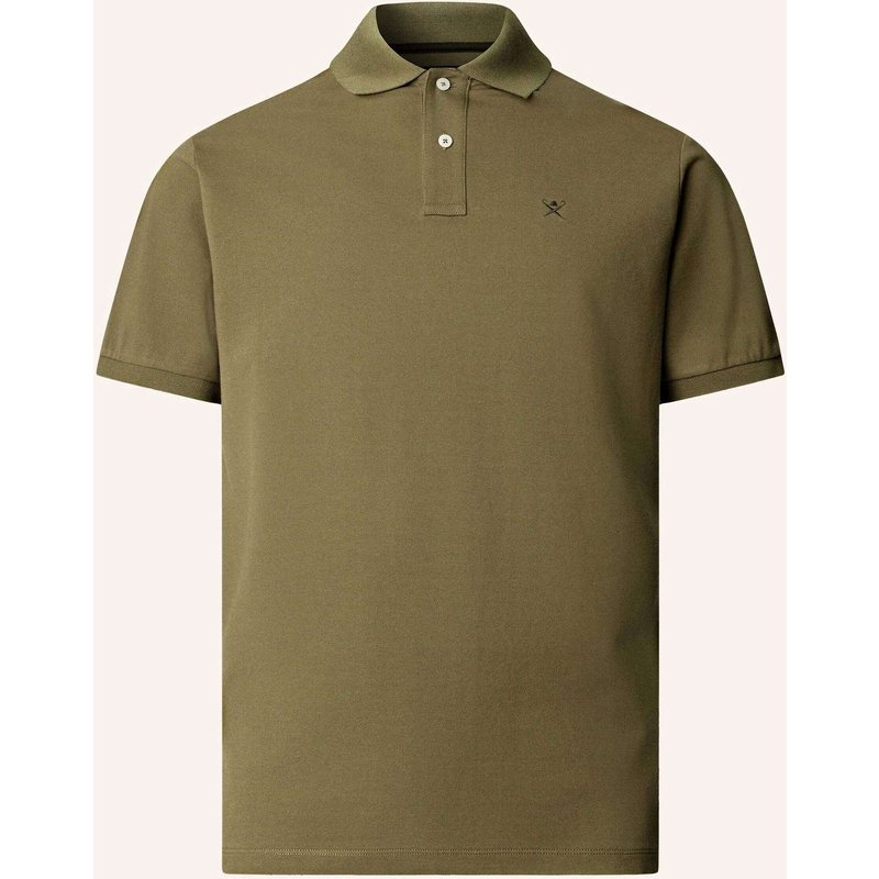 Hackett London Poloshirt Slim Fit Logo gruen