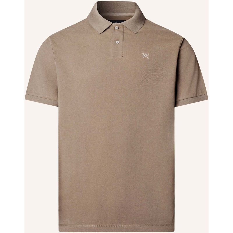 Hackett London Poloshirt Slim Fit Logo beige