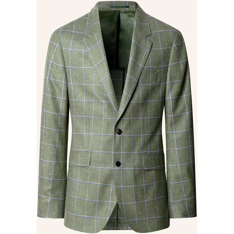 Hackett London Sakko Silk Wool Wpane gruen