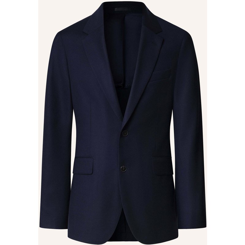 Hackett London Sakko 130s Hopsack Blazer blau