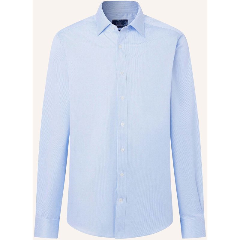 Hackett London Freizeithemd Ttvl Easycare Bengal blau