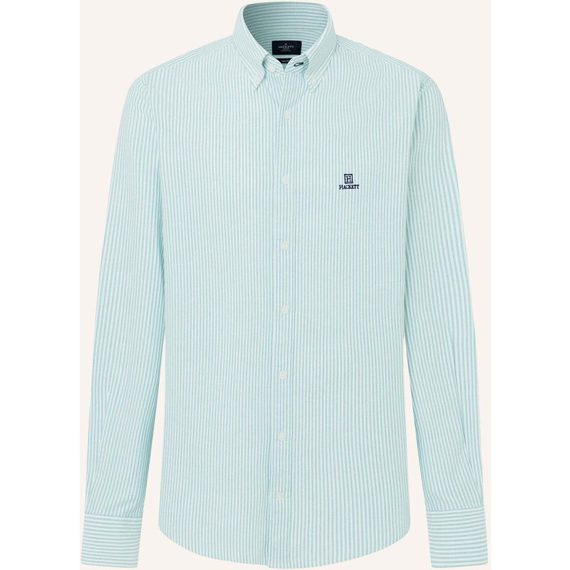 Hackett London Freizeithemd Heritage Ess Str Ox gruen