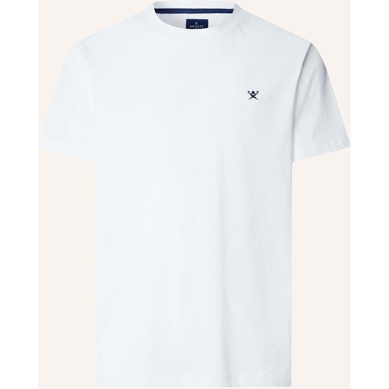 Hackett London T-Shirt Ss Logo Tee weiss