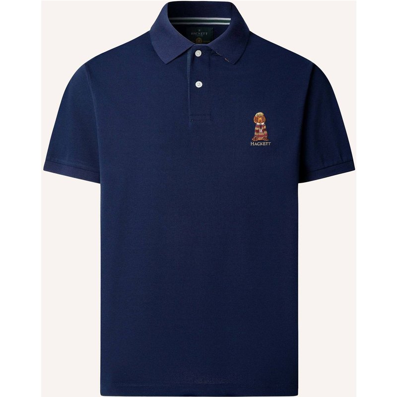 Hackett London Poloshirt Heritage Harry Polo blau