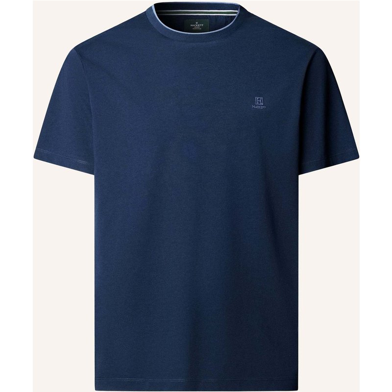 Hackett London T-Shirt Heritage H Small Logo blau
