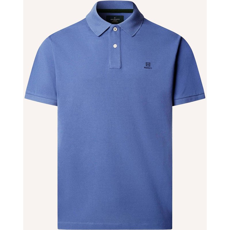 Hackett London Poloshirt Heritage H Sml Logo Pl blau