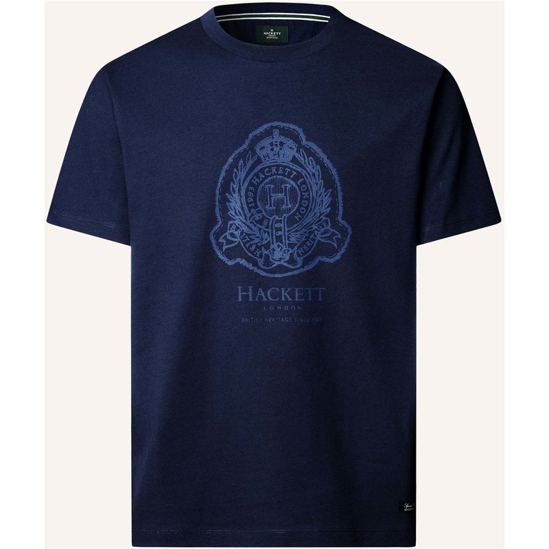 Hackett London T-Shirt Heritage H Logo Tee blau
