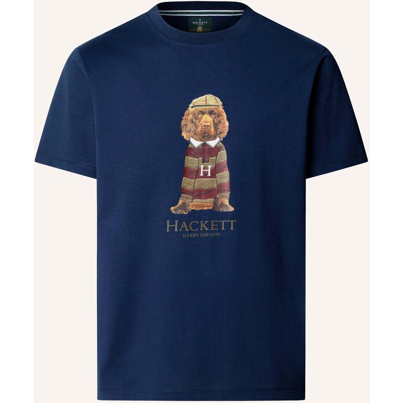 Hackett London T-Shirt Heritage Harry Tee blau