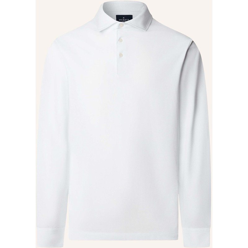 Hackett London Poloshirt Pima Cotton Polo Ls weiss