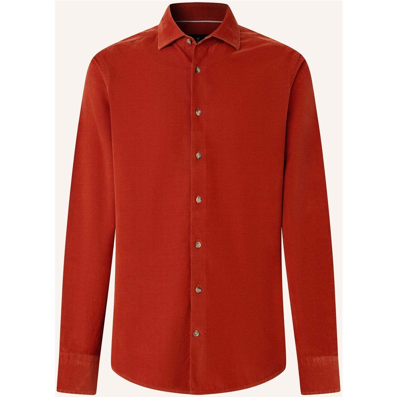Hackett London Freizeithemd Smart Babycord orange