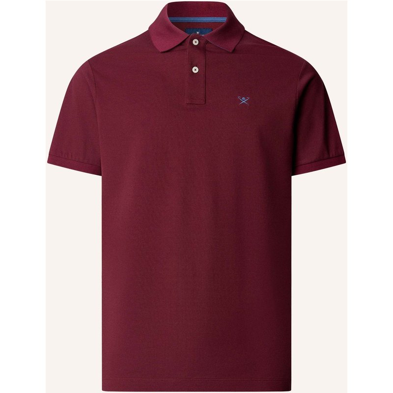 Hackett London Poloshirt Slim Fit Logo rot
