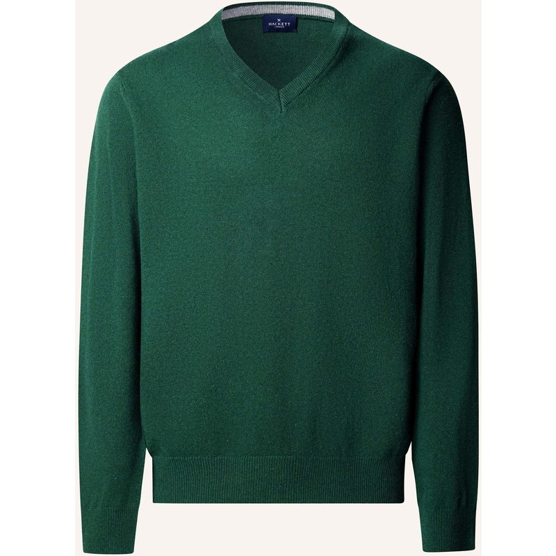 Hackett London Pullover Merino Cash Mix V gruen