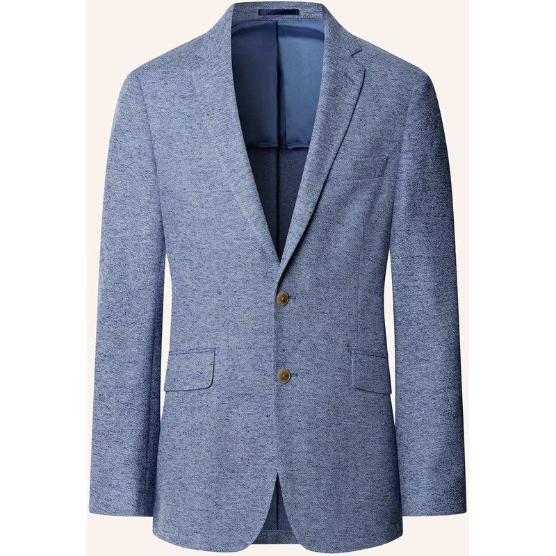 Hackett London Sakko Cott Lin Jersey Cc blau