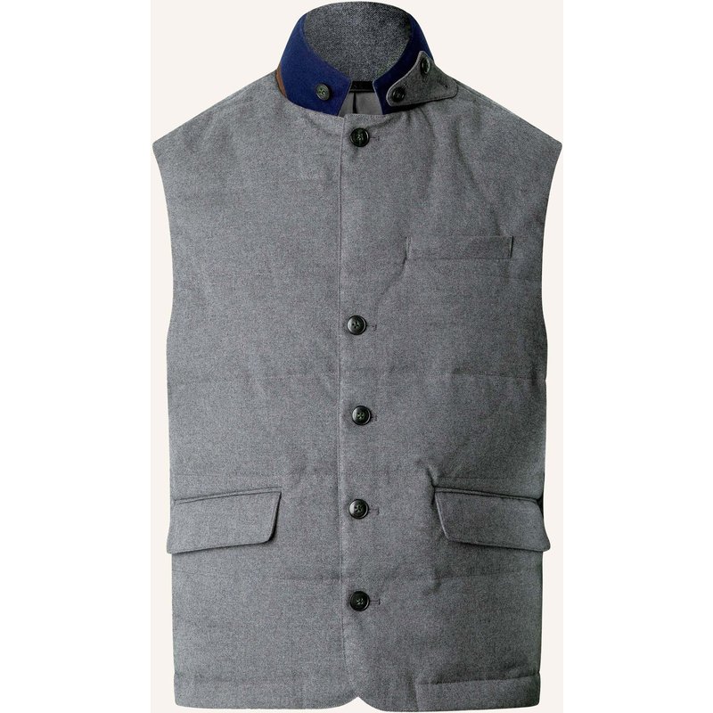 Hackett London Gilet Tailored Flan Gilet grau