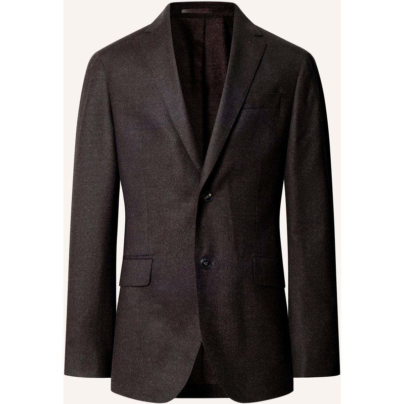Hackett London Sakko Performance Flannel braun