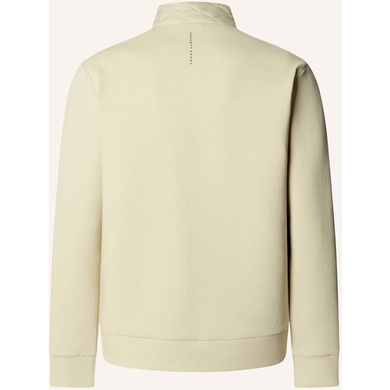 Hackett London Sweatshirt Hs Ultra Hybrid Fz beige