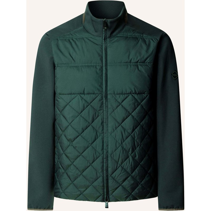 Hackett London Sweatshirt Hs Luxe Hybrid Fz gruen