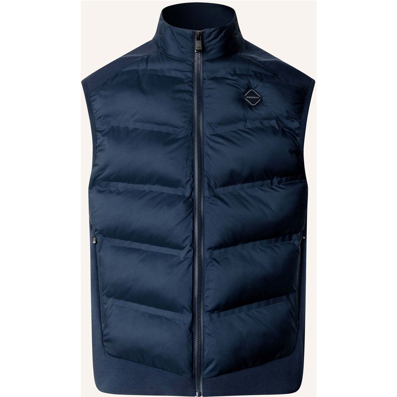 Hackett London Sweatshirt Hs Ultra Hybrid Glt Fz blau