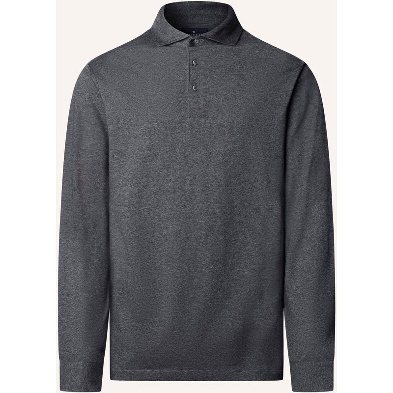 Hackett London Poloshirt Pima Cotton Polo Ls grau
