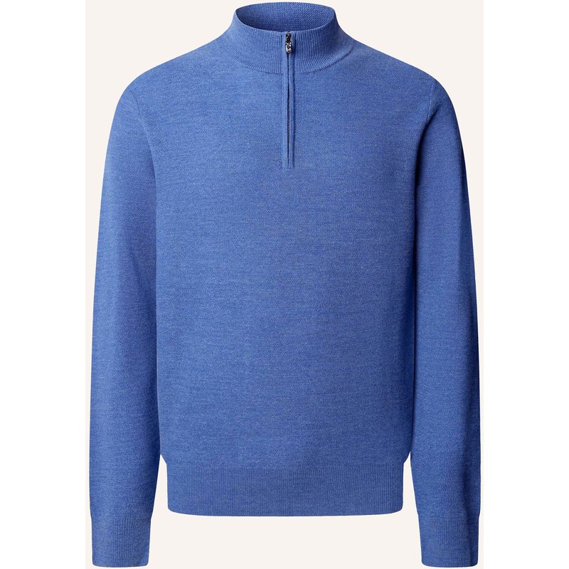 Hackett London Pullover Sr Stitch Hzip blau