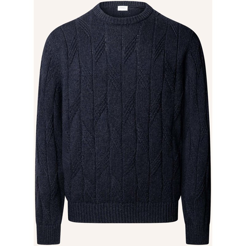 Hackett London Pullover Sr Stitch Crew blau