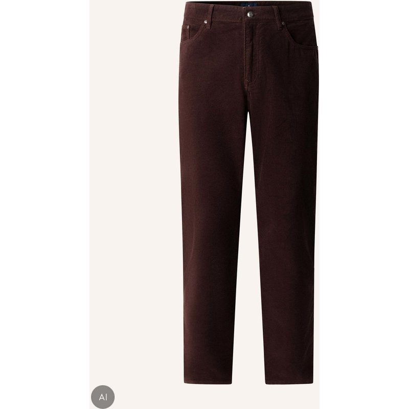 Hackett London Jogginghose Moleskin 5pkt braun