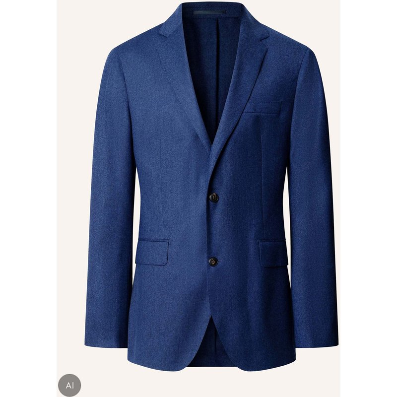 Hackett London Sakko Performance Flannel blau
