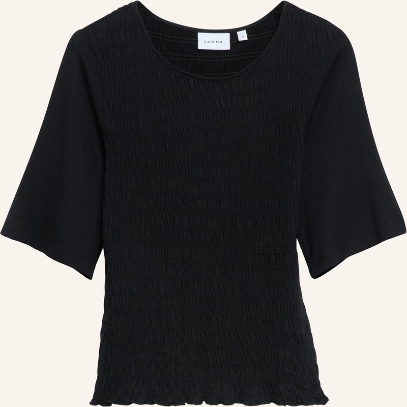 Comma T-Shirt schwarz