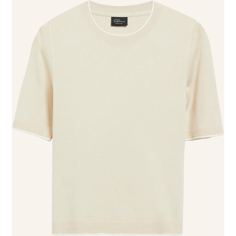S.Oliver Black Label Strickshirt beige