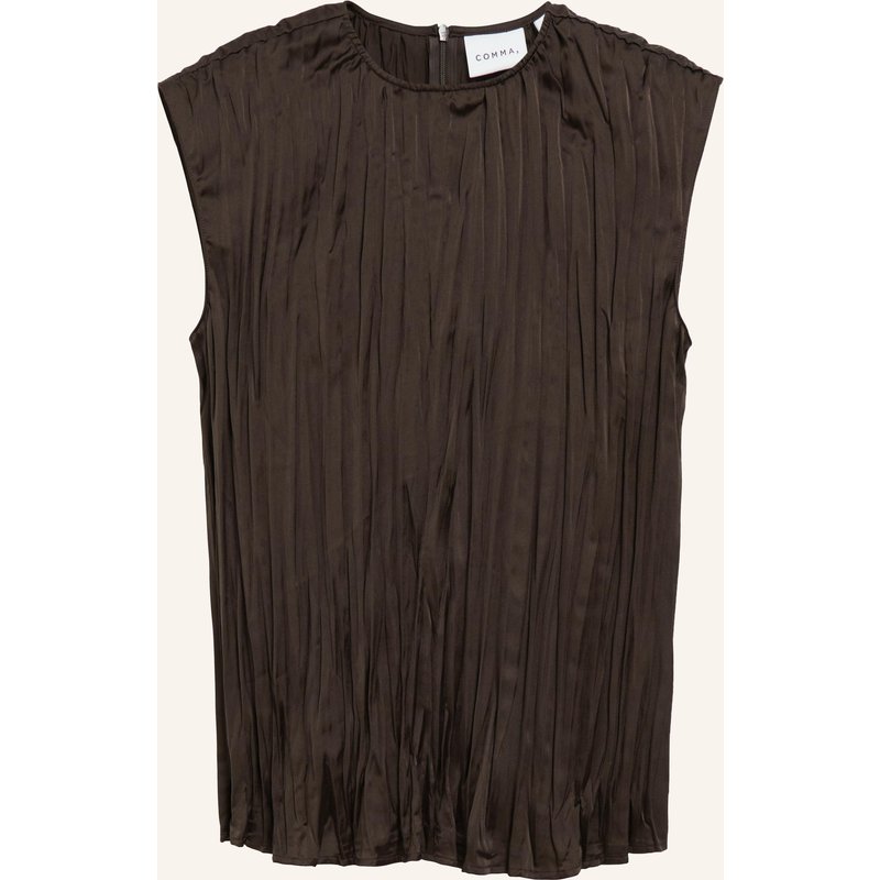 Comma Bluse braun