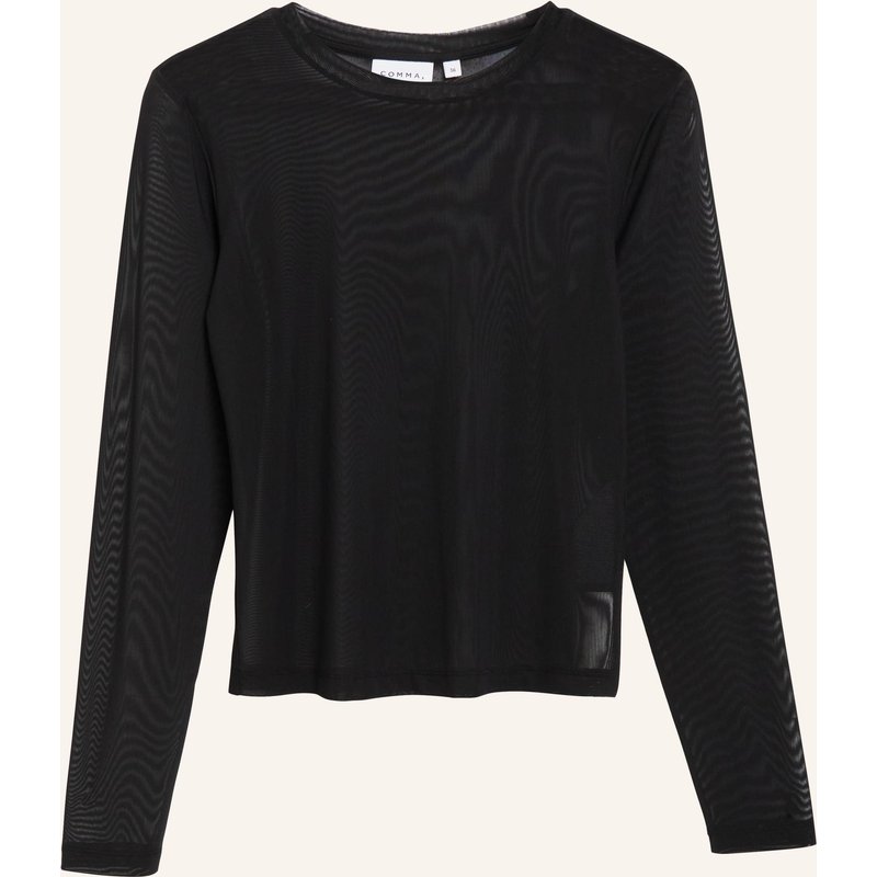 Comma T-Shirt schwarz