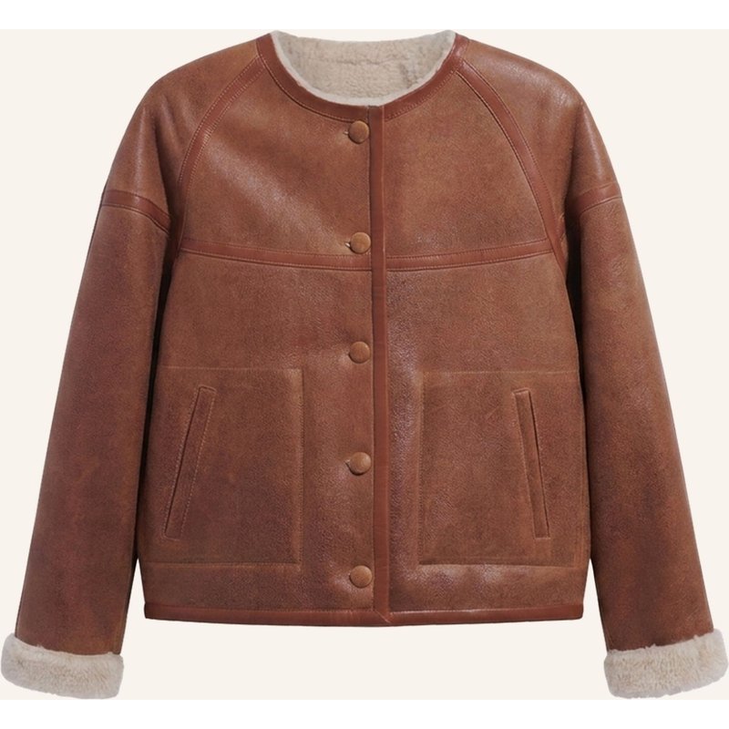 Gerard Darel Jacke Fawn braun