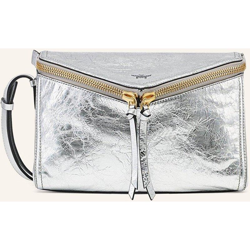 Mcm Schultertasche silber