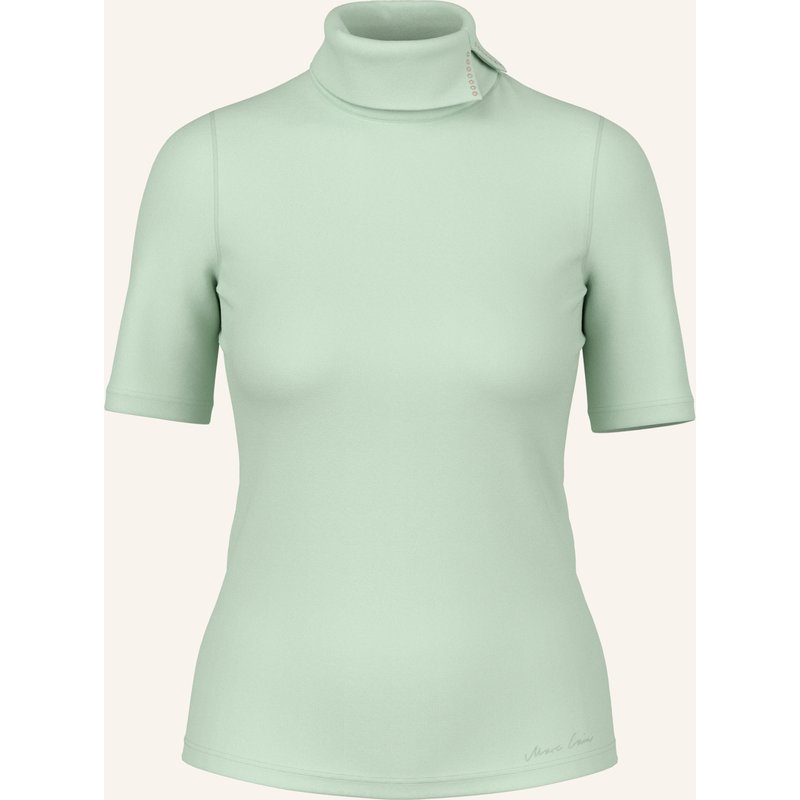 Marc Cain Rollkragenshirt Mit Schmuckperlen gruen