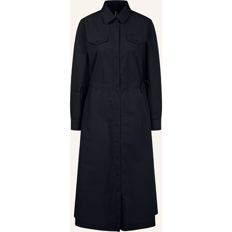 Marc Cain Hemdblusenkleid Aus Cord blau