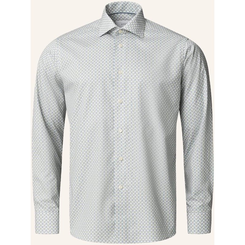 Eton Motiv Signature Twill-Hemd Contemporary Fit blau