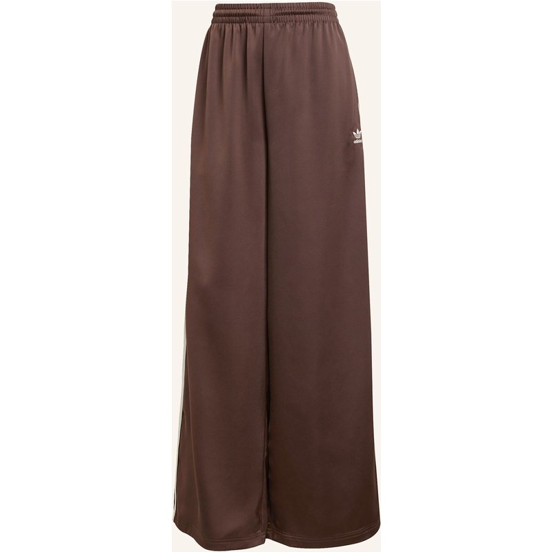 Adidas Originals Track Pants Adicolor Satin Wide Leg braun
