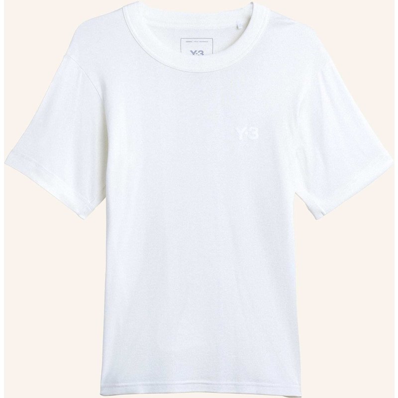 Y-3 Y-3 T-Shirt, Schmale Passform weiss