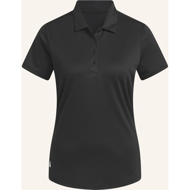 Adidas Solid Performance Short Sleeve Poloshirt Für Damen schwarz