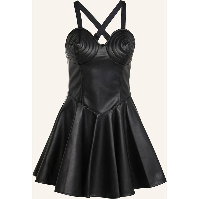 Adidas Originals Adidas X Jeremy Scott Kleid Aus Synthetikleder schwarz