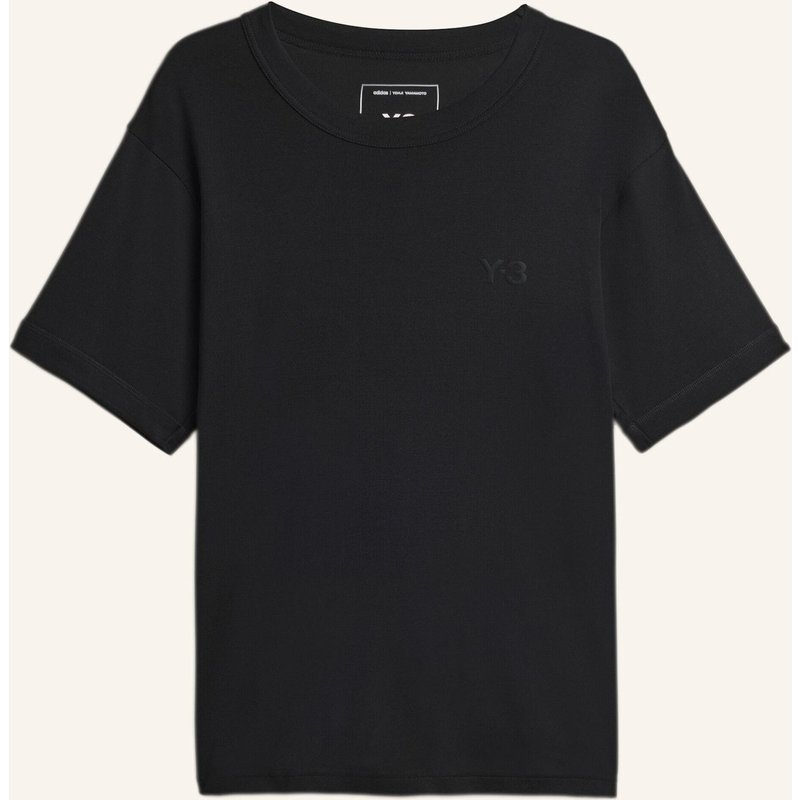 Y-3 Y-3 T-Shirt, Schmale Passform schwarz