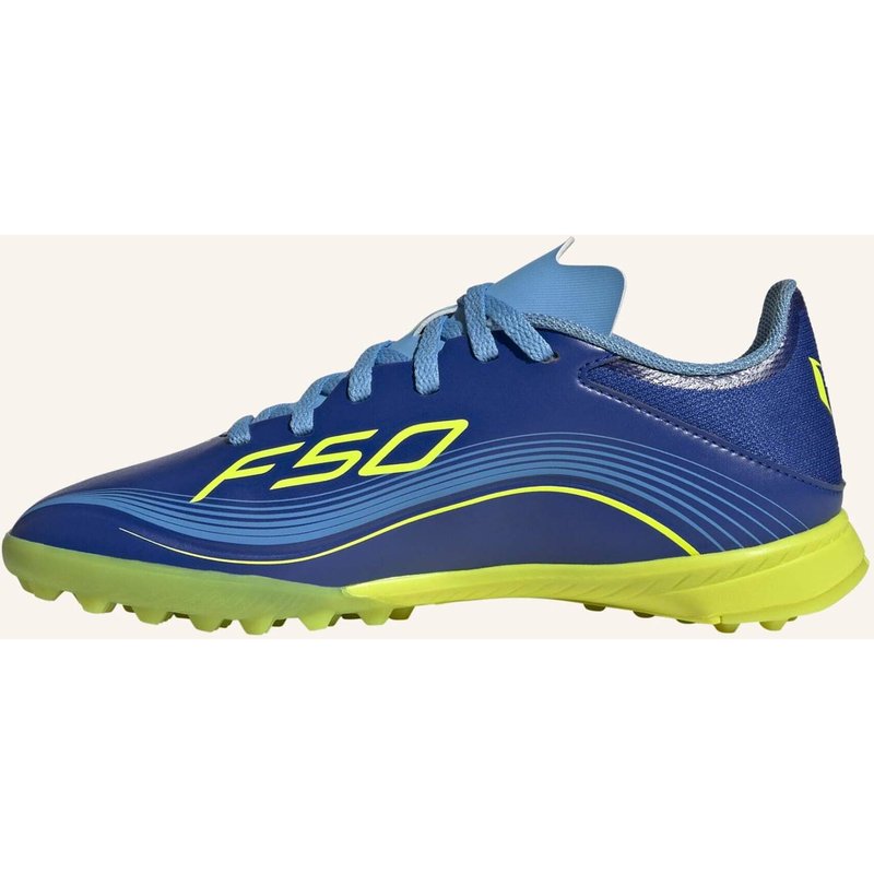 Adidas f50 Messi League Kids Fussballschuh, Rollrasen blau