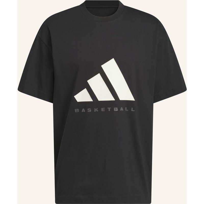 Adidas T-Shirt Adidas Basketball schwarz
