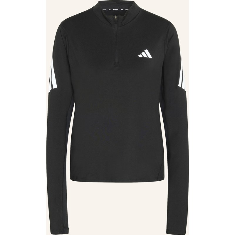 Adidas adi365 Iconic Running Pullover Mit Reissverschluss Bis Zur Brust schwarz