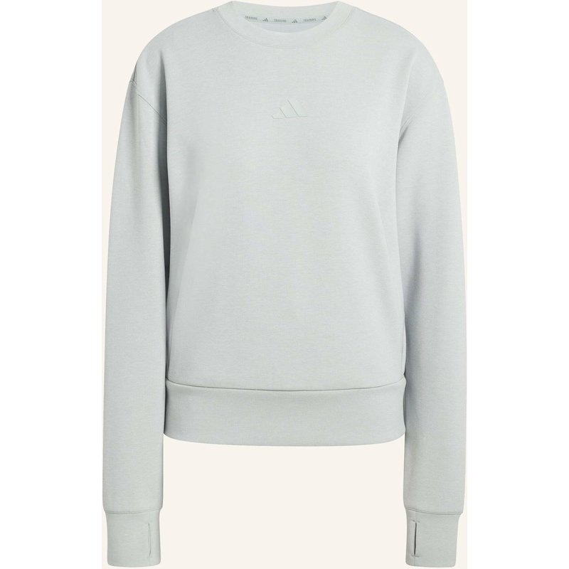 Adidas Designed-For-Training Entworfenes Warm-Up Sweatshirt Mit Rundhalsausschnitt gruen