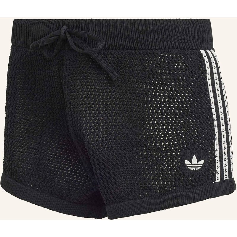 Adidas Originals Häkelshorts Knitted Crochet schwarz