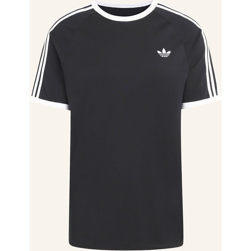 Adidas Originals T-Shirt, 3-Streifen schwarz