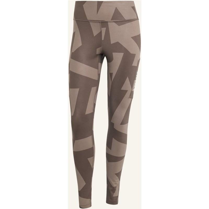Adidas Terrex Terrex Multi Printed Leggings braun