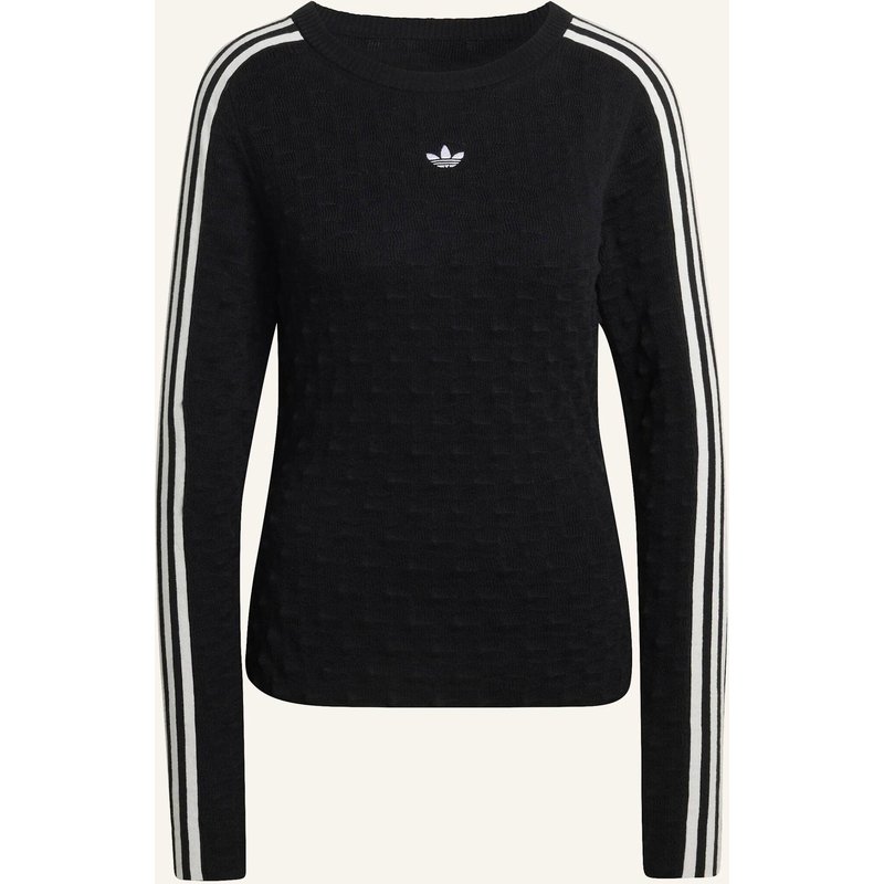 Adidas Originals Adidas Originals Sweatshirt Solid Spike, Schmal Geschnitten, Gewirktes Material schwarz