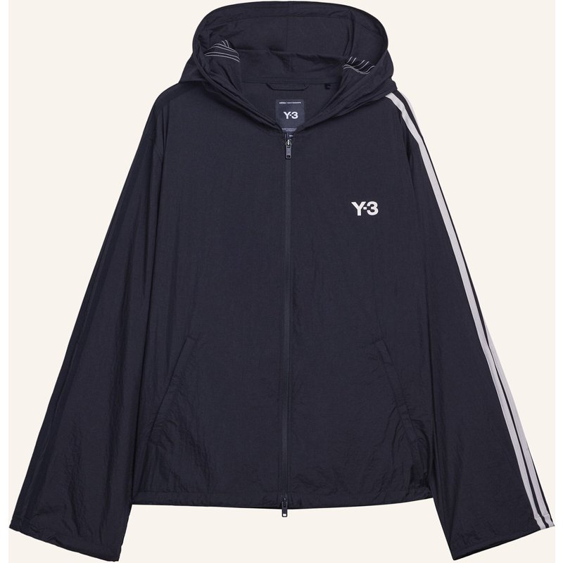 Y-3 Y-3 Nylon Wired 3-Streifen Track Top schwarz